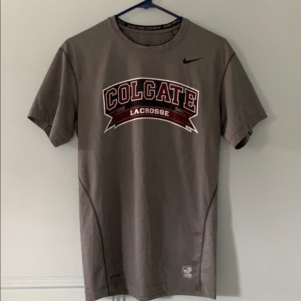 Colgate Lacrosse Nike Pro Combat Shirt